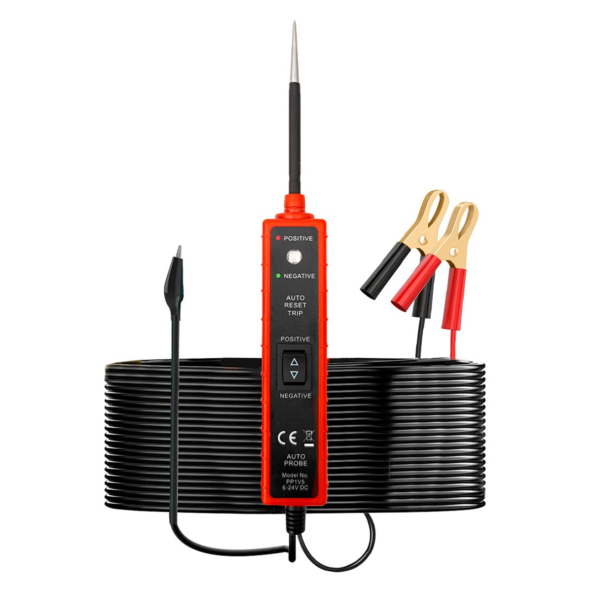 Power Circuit Probe Tester 6V-24V DC Test Light Automotive Short Circuit Finder 