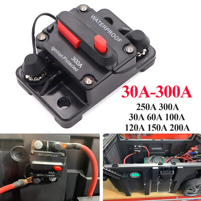 30-300A Sicherung Automat Automatik Schalter 12V/48V Auto KFZ LKW Leitungsschutz