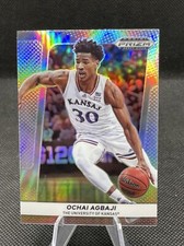 2022-23 Prizm Draft Picks Ochai Agbaji Flashback #FB-OA Silver Prizm RC Kansas