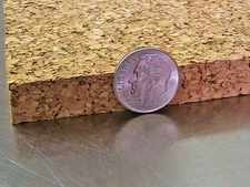 5" x 5" x 1/2" CORK BOARD HALF INCH THICK WALL TILES COASTER SQUARE SHEET PIECE