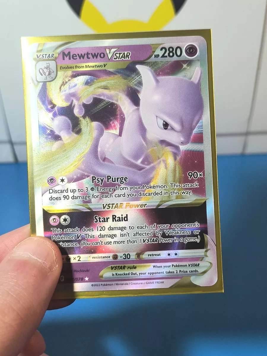 Mewtwo V Astro / Vstar Pokemon Go 031/078 Rare Holo Foil Italian