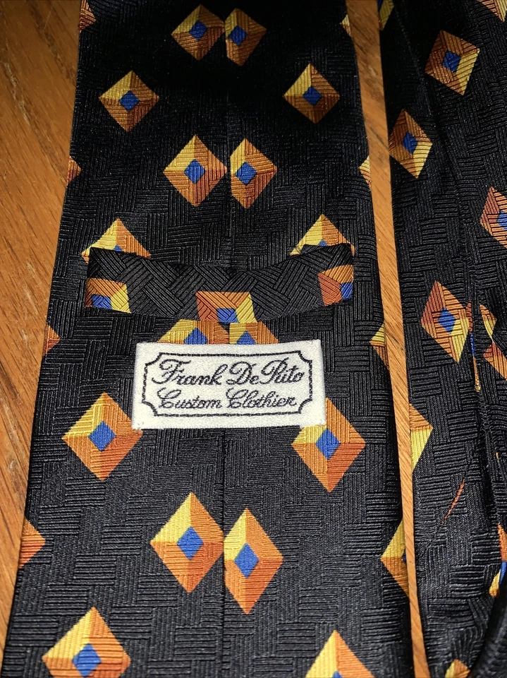 ÚNICA Corbata Richel Zafiro Real Azul En Oro Cubo EYE POPPER De Colección ❤️tb5m36 Foto 4 de 4