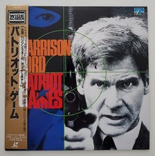 Patriot Games Japanese Imported Laserdisc w/OBI Harrison Ford Tom Clancy Japan