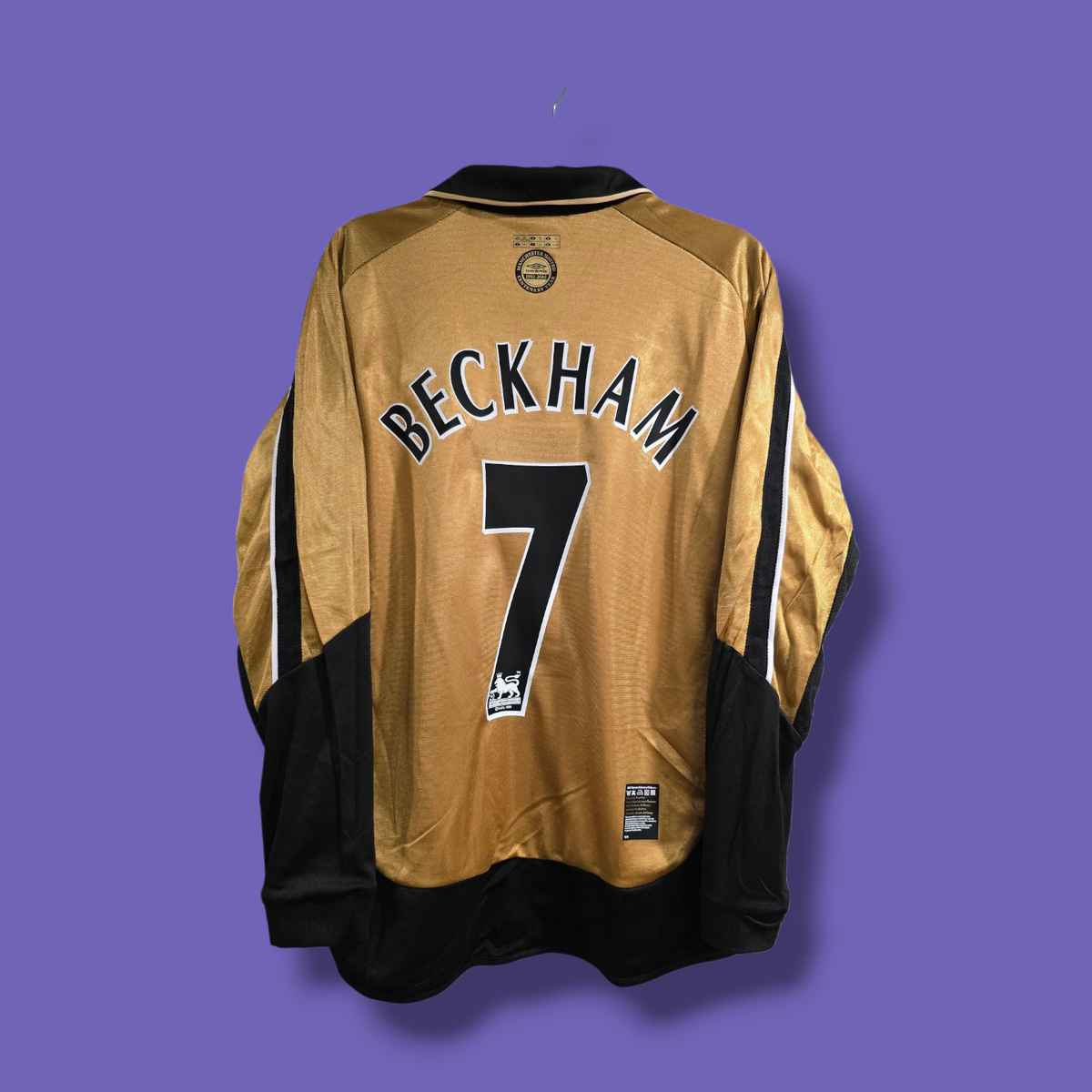 Maillot extérieur réversible du centenaire de Manchester United 2001 Maillot rétro Maillot Trikot Maglia