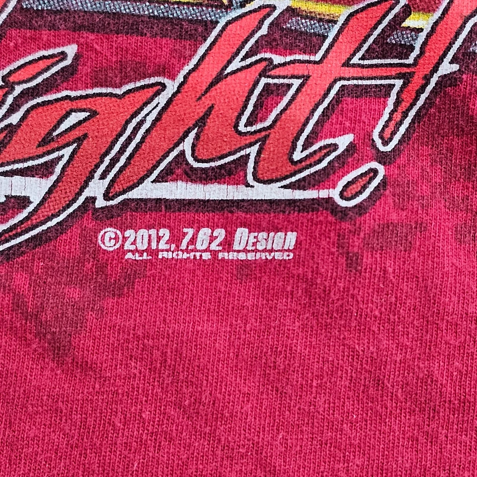 Camiseta de algodón manga corta roja diseño 7,62 US Marines First to Fight para hombre L Foto 4 de 4