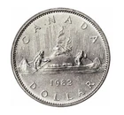 Canada 1982 $1 Voyageur Dollar Coin