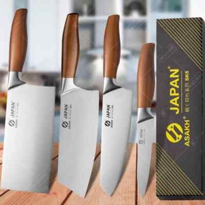 New Kitchen Knives Set Stainless Steel Fish Fillet Meat Cleaver Chef Knife Tools