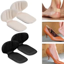 2Pcs Shoe Pads Cushion Liner Grip Back Heel Insert Insoles Pad Snugs Set T-Shape