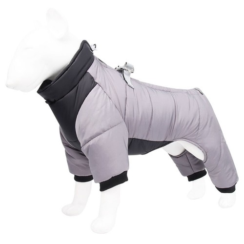 Abbigliamento Impermeabile Tuta da Neve Riflettente Pet Cane Cucciolo Vestiti Giacca Cappotto Invernale - Foto 16 di 21