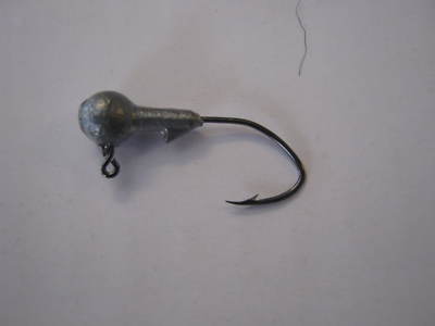 Garrett Outdoors Jig Heads with black sickle hooks 100 count