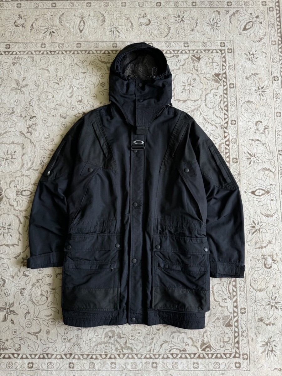 Vintage 90s Oakley Software Utility Tech Heavy Jacket Mask