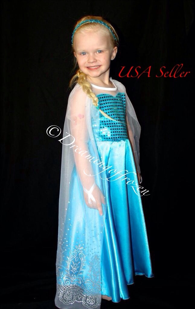 open lace back dress The Frozen Ice Queen Birthday Dress – Cora and Violet