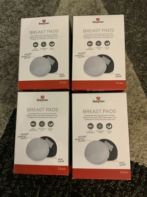 4 packs boxes Baby Dan Babydan breast pads (96 pads) FREE P&P