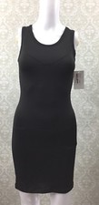 NWT Nikita Brooklyn Dress Size XS Jet Black Sleeveless Stretch Mini Body Con
