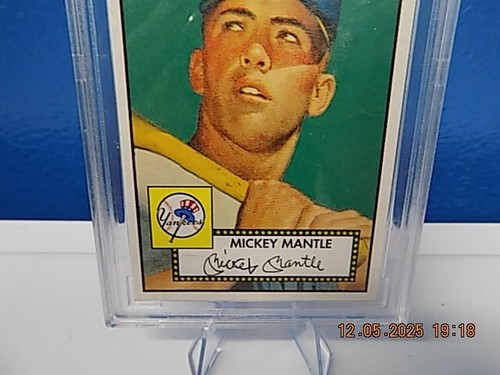 2006 Topps '52 Rookies #311c Mickey Mantle Green BCCG 10 - Picture 3 of 6