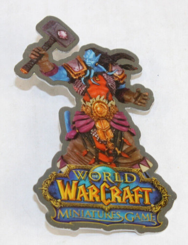 World of Warcraft WOW Miniatures Pin 2008 Upper Deck 3" tall NICE