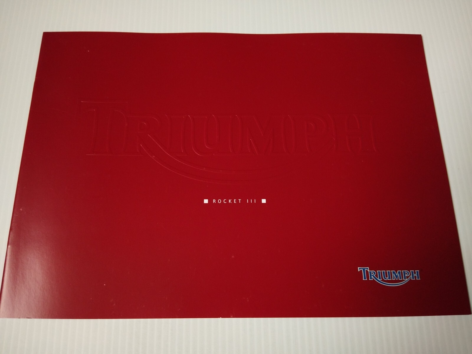 Brochure Triumph Rocket III 2004 pour vérifier les options d'origine moto