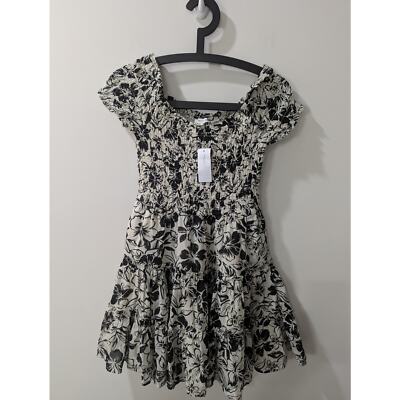 American Eagle Floral Smocked Mini Dress NWT | eBay