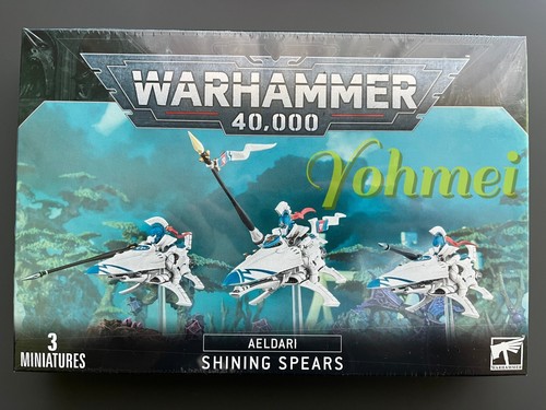 Figurines Eldars Shining Spears – Lances Ardentes Résine 32mm Warhammer 40k
