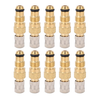 10X Traktor Luft Flüssigkeit Ventile Reifen Messing Ventilschaft TR218A CH3 Core