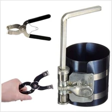 Car Engine Piston Ring Compressor Tool & Piston Ring Pliers for Adjustable Safet