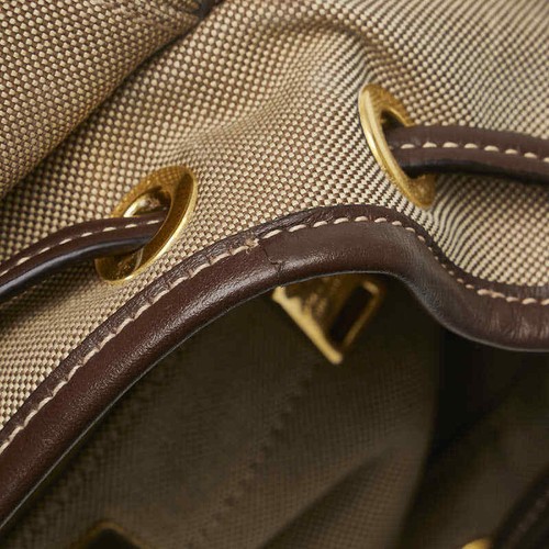 PRADA Logo Jacquard Backpack Rucksack 1BZ006 Damen 【Gebraucht】 - Bild 4 von 14