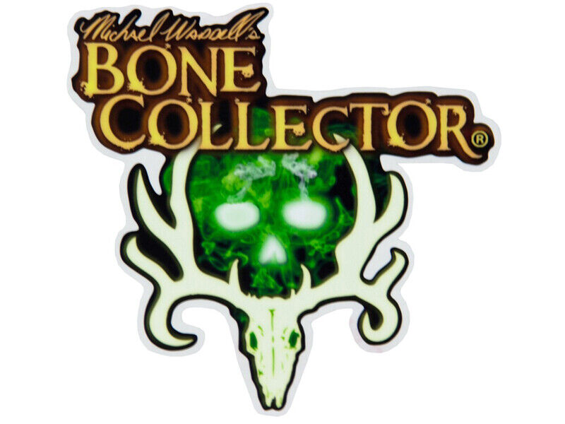 Bone Collector Decal for Car, Truck or SUV, Green Logo, Hunting-ADE1205