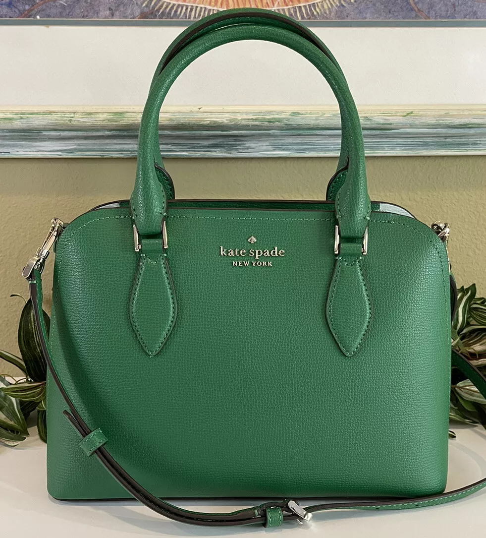 Small nylon green Kate Spade handle bag, fits your... - Depop