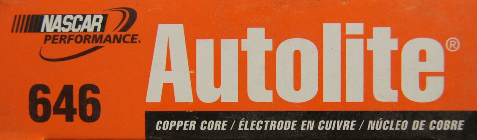 Bujías Autolite # 646 núcleo de cobre paquete de 4 nuevas en stock Foto 4 de 4