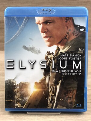 Blu-Ray   Elysium   Matt Damon, Jodie Foster #K17