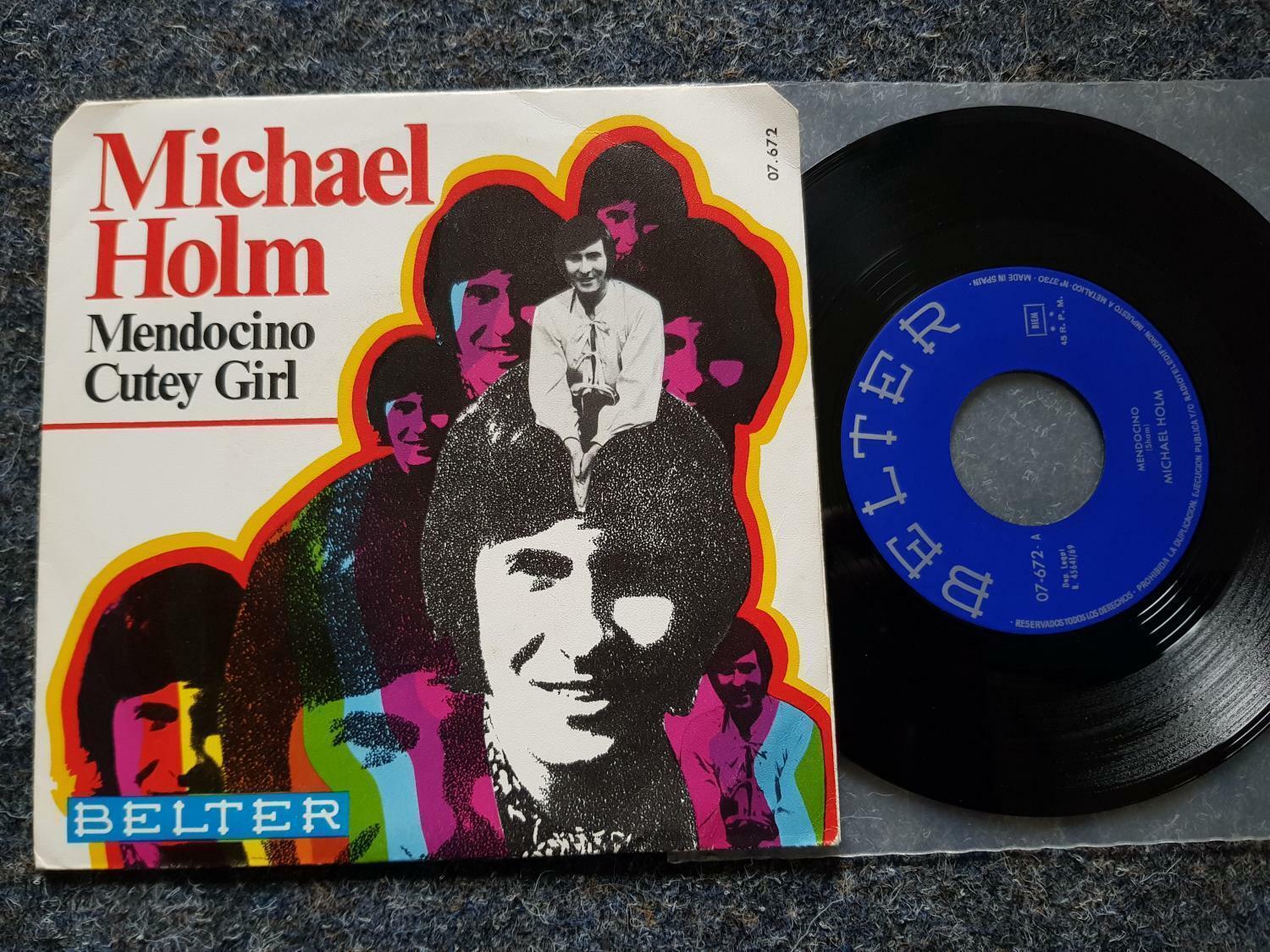 7"" Single Vinyl Michael Holm - Mendocino SUNG IN ENGLISH