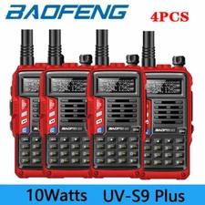 BAOFENG 10W VHF/UHF TRI-BAND WALKIE TALKIE TWO-WAY RADIOS FM HAM TRANSCEIVER KIT