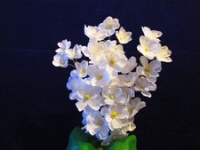 Vintage Millinery Flower Old Fashioned Lilac Bouquet or Corsage White Y312