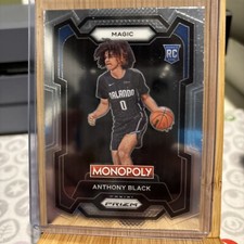 2023-24 Panini Prizm Monopoly Anthony Black #66 Orlando Magic Rookie Card RC. rookie card picture