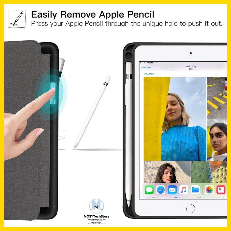 IPAD Case Soft TPU Back Shell Slim Cover Case with Auto Sleep  Wake - Image 3 of 4