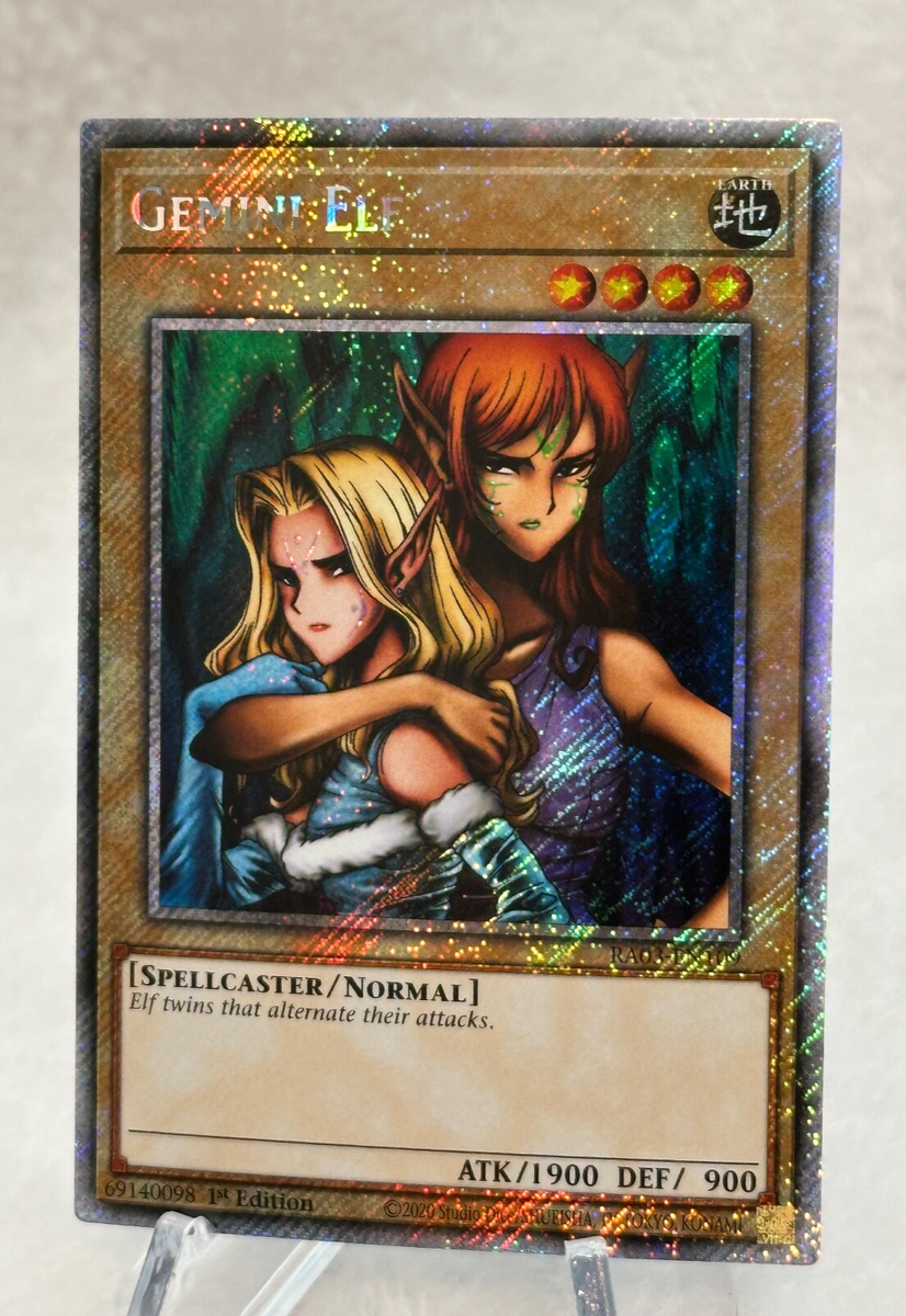 Yugioh - Gemini Elf RA03-EN109 1st Edition Platinum Secret Rare | eBay