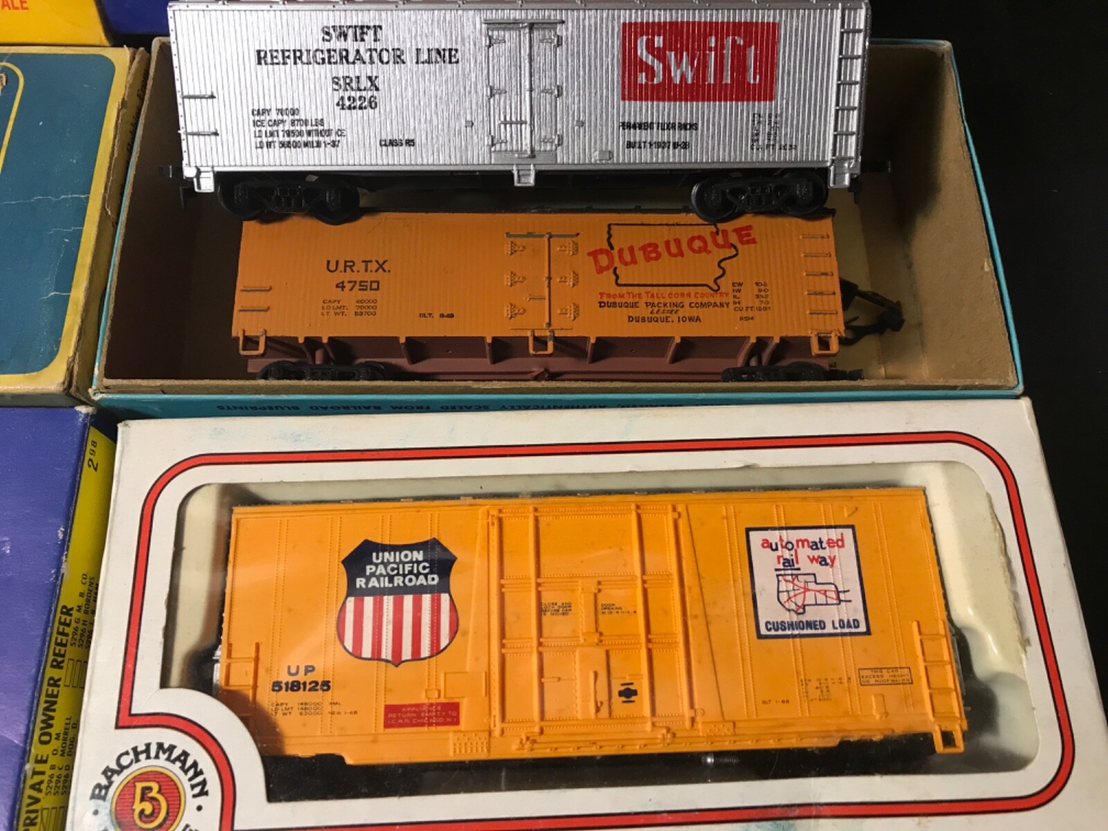 10 Vintage HO Scale Train Box Car Lot In Boxes Great Variety eBay