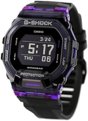 時計 CASIO G-SHOCK GBD-200SM-1A6DR CASIO GBD-200SM-1A6DR G-SHOCK G-Squad World Time Quartz Men's