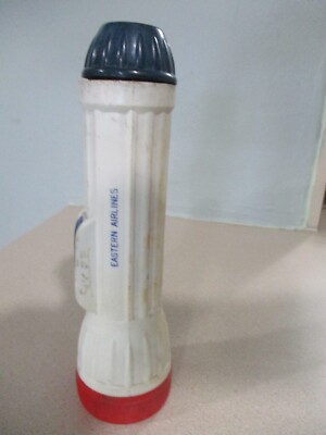 Vintage employee Eastern Airlines flashlight Brightstar  Made in USA 7.75''