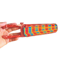 African Ankara Wax Print Foldable Hand Fan