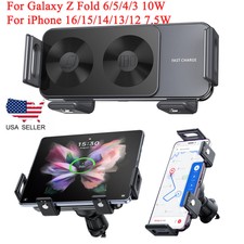 For Galaxy Z Fold 6/iPhone 16 Wireless Car Ch...