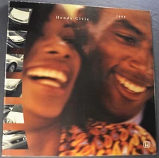 1998 Honda Civic Catalog Brochure Sedan Coupe Hatchback Excellent Original 98