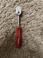 Snap-on™ 1/4" drive 6 7/8" long Red Handled Ratchet THLD72 Dual 80 Tech