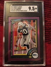 2022 Panini Classics - Legends Steve Largent #139 Timeless Tributes Red Wave /35