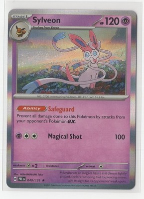 Pokemon Prismatic Evolutions - 040/131 Sylveon Holo