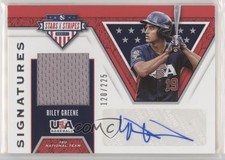 2019 USA Baseball Stars & Stripes Signatures Riley Greene (Blue Jersey) Auto 0g4