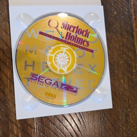 Sega CD Sherlock Holmes Consulting Detective & Classics Arcade Collection Discs