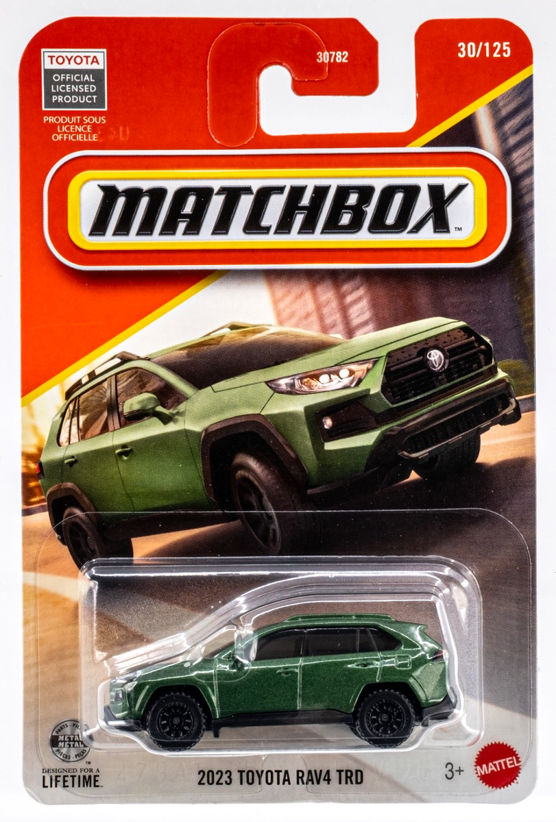 2026　新型　トヨタ　RAV4　PHEV　ミニカー　おまけ付き 2026 Matchbox #30 2023 Toyota RAV4 TRD CYPRESS (GREEN METALLIC