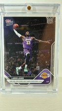 2026 LeBron James Most Games Played Record NBA Topps NOW Card # 221