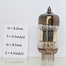 1 x RARE 6N1P NEVZ TESTED STRONG 1957y 6N1P-V 6DJ8/6922 ECC88 TUBE NEW